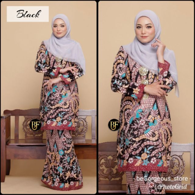 Baju Raya 2019 Kurung Batik Laudia Viral Kain Batik Bali Cotton Sales Raya Shopee Malaysia