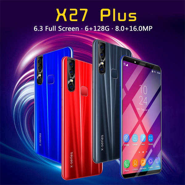 Hot X27 Plus Mobilephone Smartphone 6 1 Inch 4g Android X27 Plus 6gb Ram 128gb Rom Handphone X23 Android 9 1 J7 Pro Shopee Malaysia