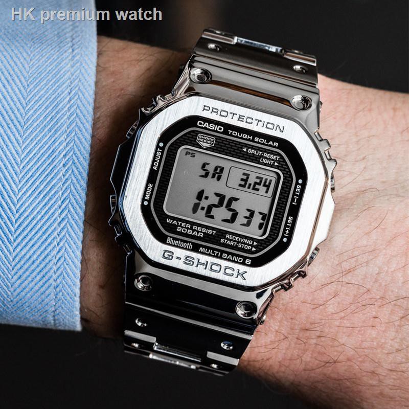 Casio G Light Kinetic Energy Shock Waves Of The Bluetooth Watch Metal Square Gmw B5000d Gd 5000 1 9 Shopee Malaysia