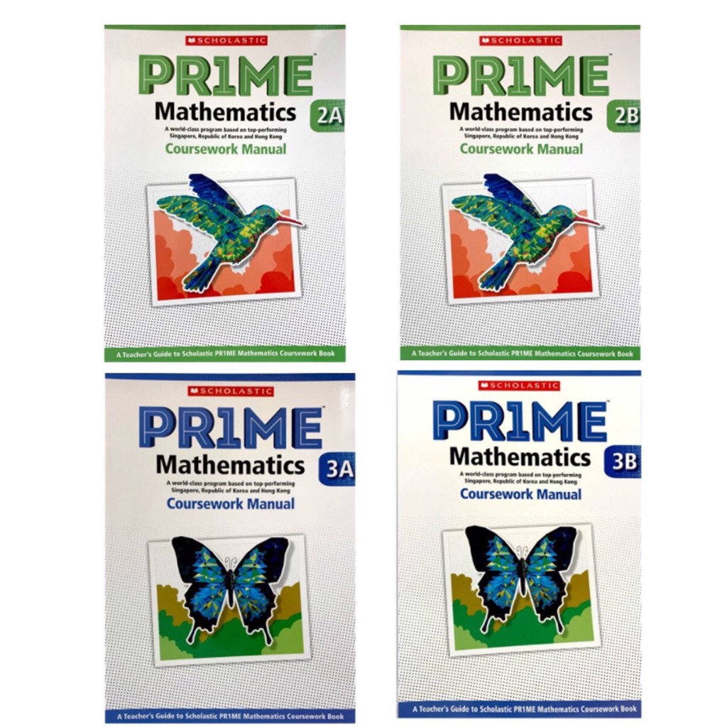PR1ME Mathematics Teachers Guide Coursework Manual 2A 2B 3A 3B Maths Scholastic Original Answers Singapore Syllabus