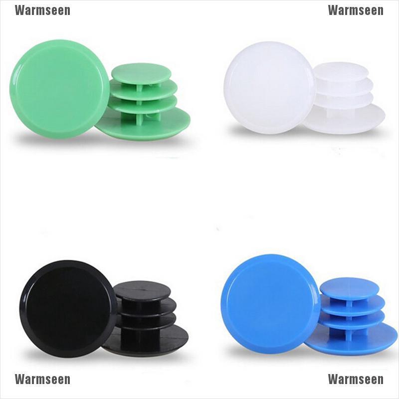 3Pair Bicycle Bike Handlebar Plastic End Plugs Bungs Caps End Plugs Cap Cover LL 