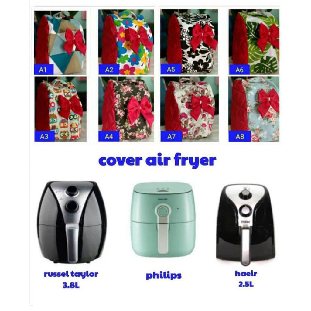 COVER AIR FRYER | AIR FRYER SARUNG | DEKO DAPUR MODEN | HANDMADE CRAFT | RAUDHAH CRAFT