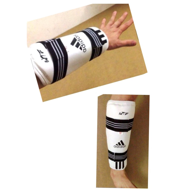 Adidas Taekwondo Karate Silat Kungfu Boxing Protect Shin Foot Guard
