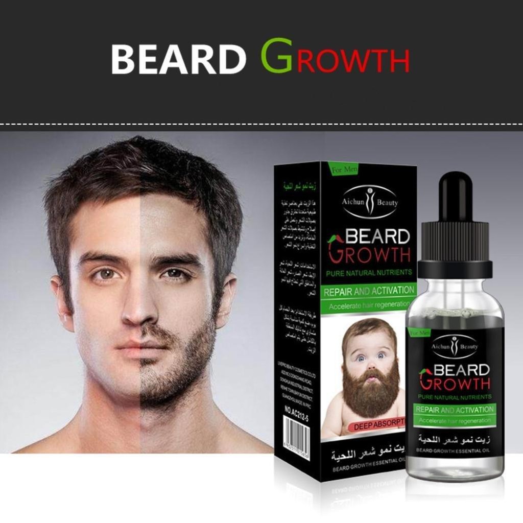 Beard&Hair Growth Liquid Beard Growth Oil Fluid Natural Vitamin E Nutrition