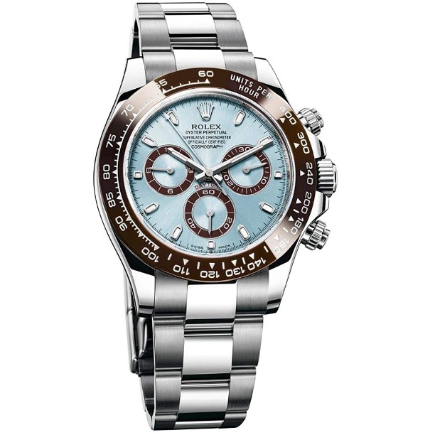 Rolex Cosmograph Daytona Ice Blue Dial Platinum Mens Watch 116506IBLSO