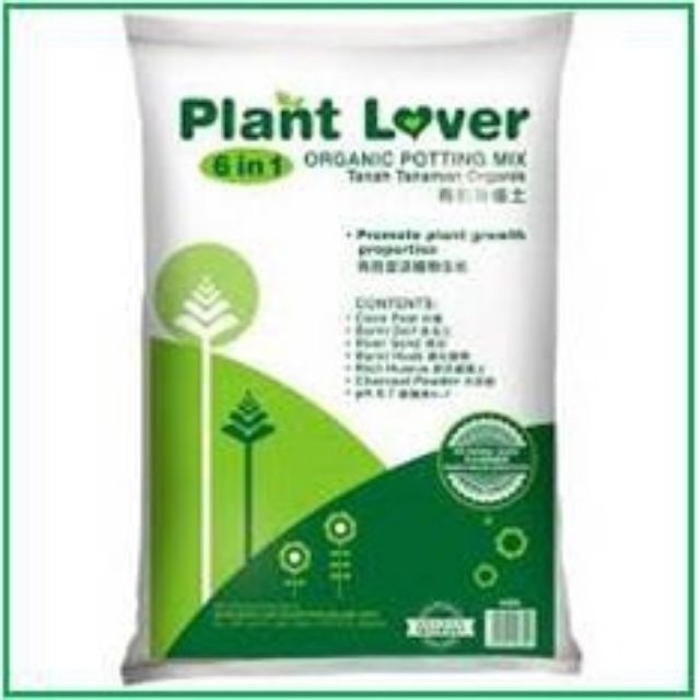 Tanah Organic 6 dalam 1 28L/ Plant Lover 6 in 1 Organic Soil Potting Mix 28L