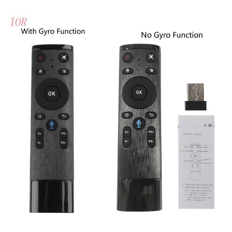 Quality Have IOR Q5 Air Mouse Bluetooth-Compatible 2.4G Wireless IPTV Voice Remote Control Durable - Image 4