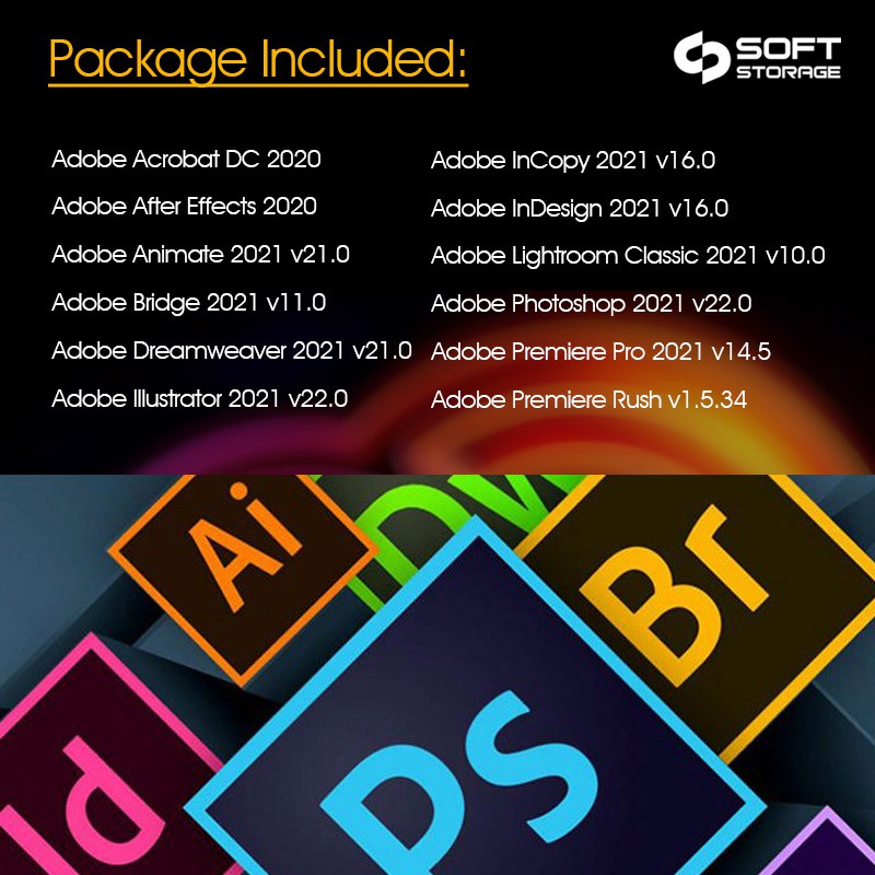 Adobe Cc 21 Master Collection Full Set For Windows 10 64 Bit Lifetime Installer Photoshop Acrobat And More Shopee Malaysia