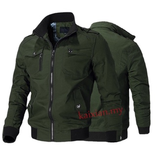 💥Ready Stock💥【Free gifts】Men's pilot men's windproof jacket military tactics men's coat tooling cargo coat jaket Lelak