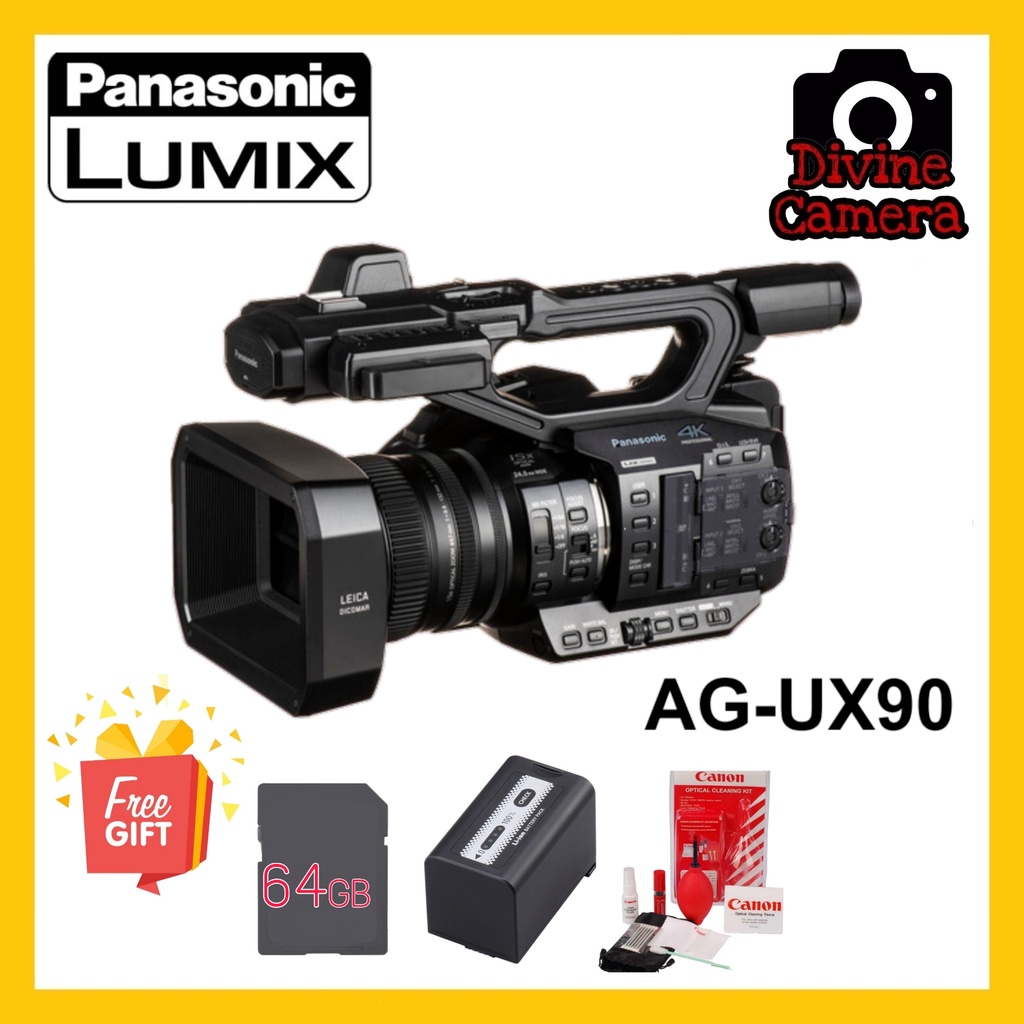 Panasonic AGUX90 UHD 4K Professional Camcorder Shopee Malaysia