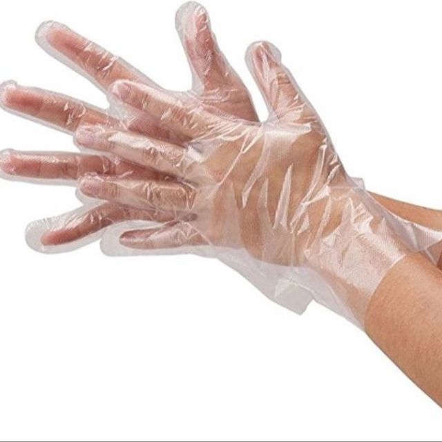 PLASTIC DISPOSABLE HAND GLOVE SARUNG TANGAN PLASTIK 
