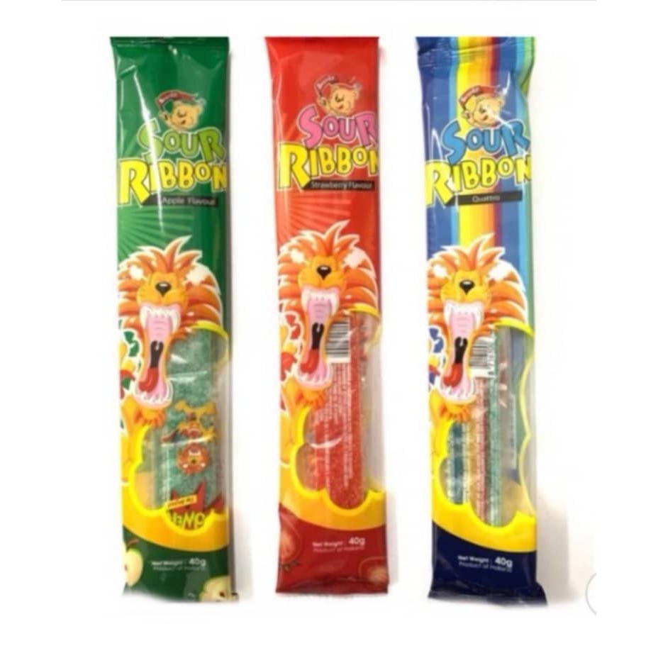 BEARDY SOUR RIBBON ALL 40G(4PCS) Shopee Malaysia