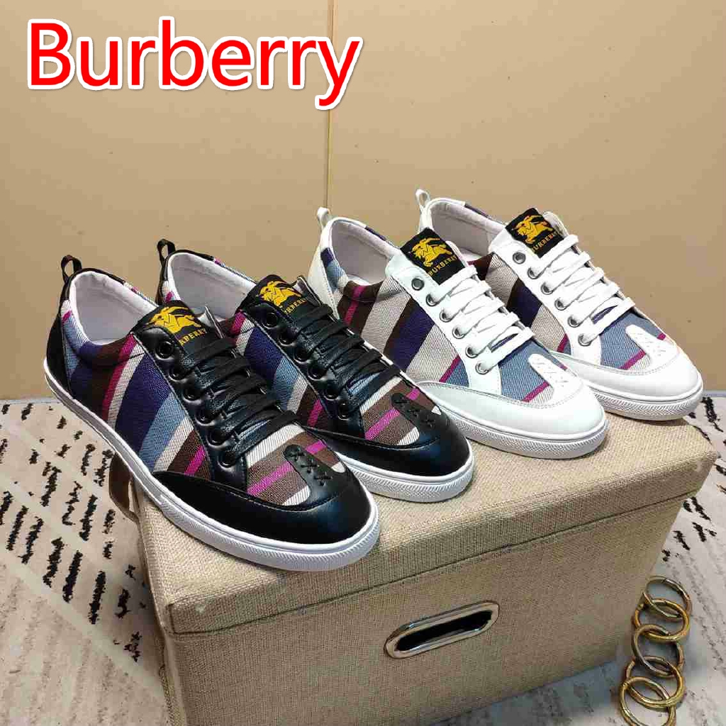 burberry sneakers purple