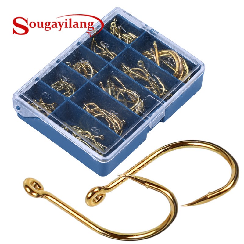 Sougayilang Carp Fishing Hooks Size 312 Carbon Steel Japanese