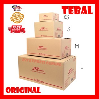 Carton Box J&T Express Packaging Box Kotak - L Size / Courier Moving ...