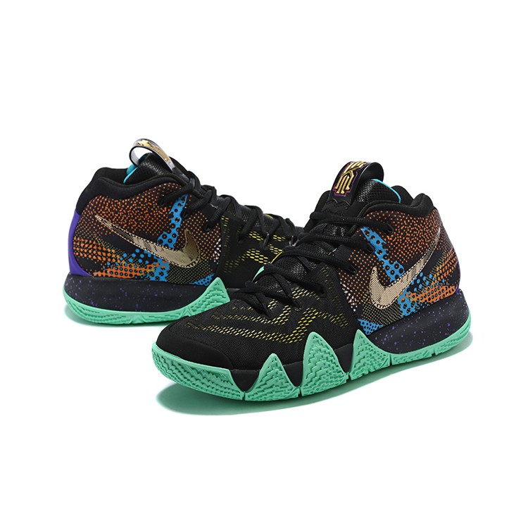 kyrie 4 black sonic yellow purple venom