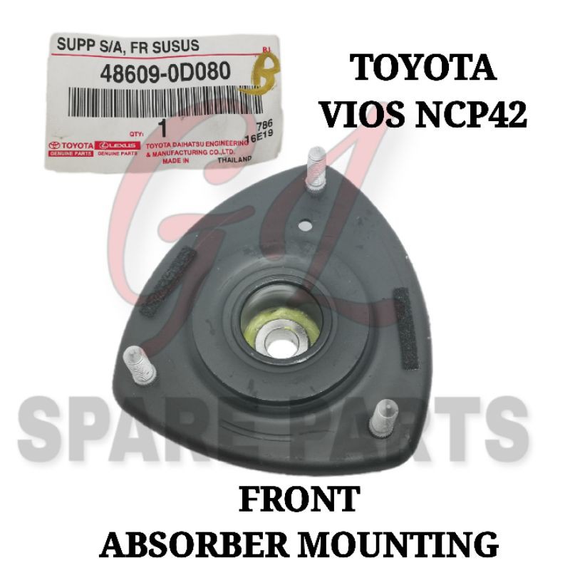 1 Pair Toyota Vios Ncp93 Front Absorber Mounting Kayaba Kyb Original Lazada