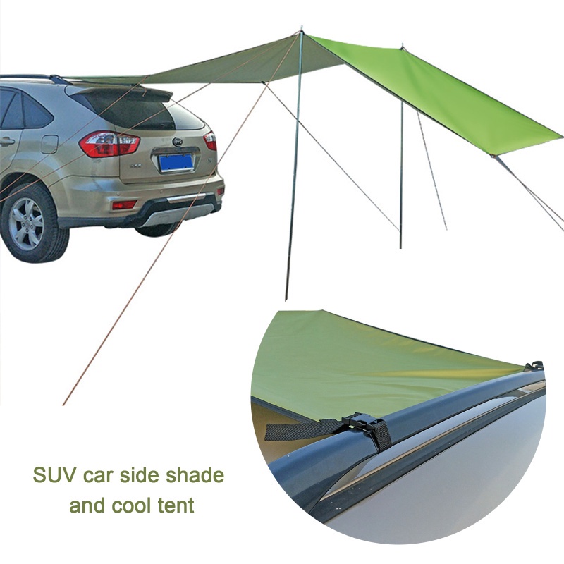 READY STOCK🔥Car Awning Side Tent Rooftop Retractable Camper Folding ...