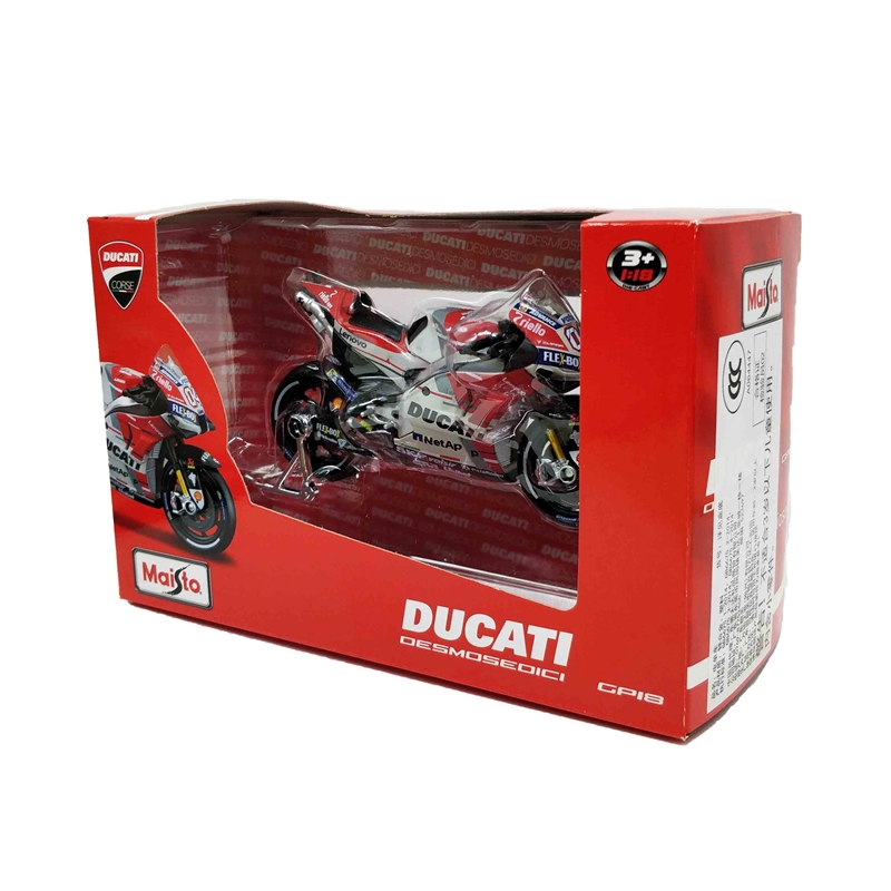 Maisto 1:18 MOTOGP 2018 Ducati Desmosedici GP18 #04 Andrea Dovizioso Bike Model