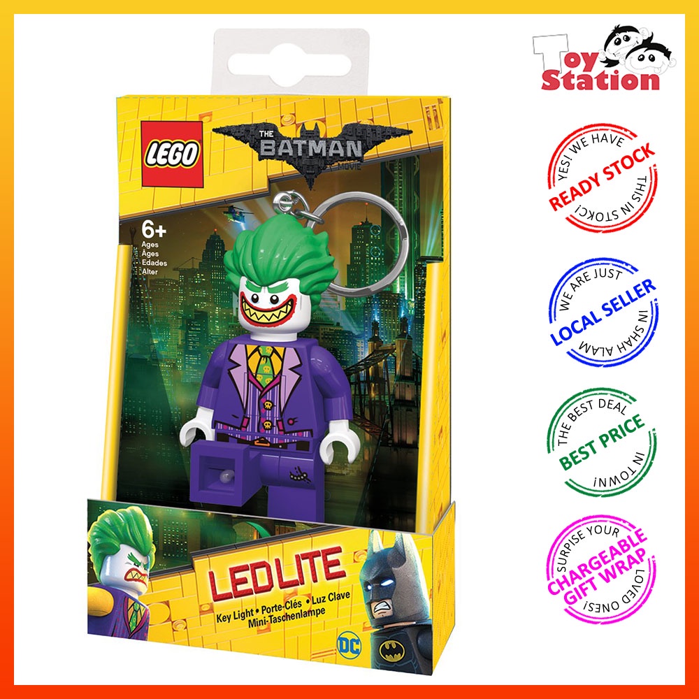 ORIGINAL LEGO Batman Movie The Joker LEDLITE Key Light LGL-KE106 Keychain /  Keyring for Gift or Collection | Shopee Malaysia