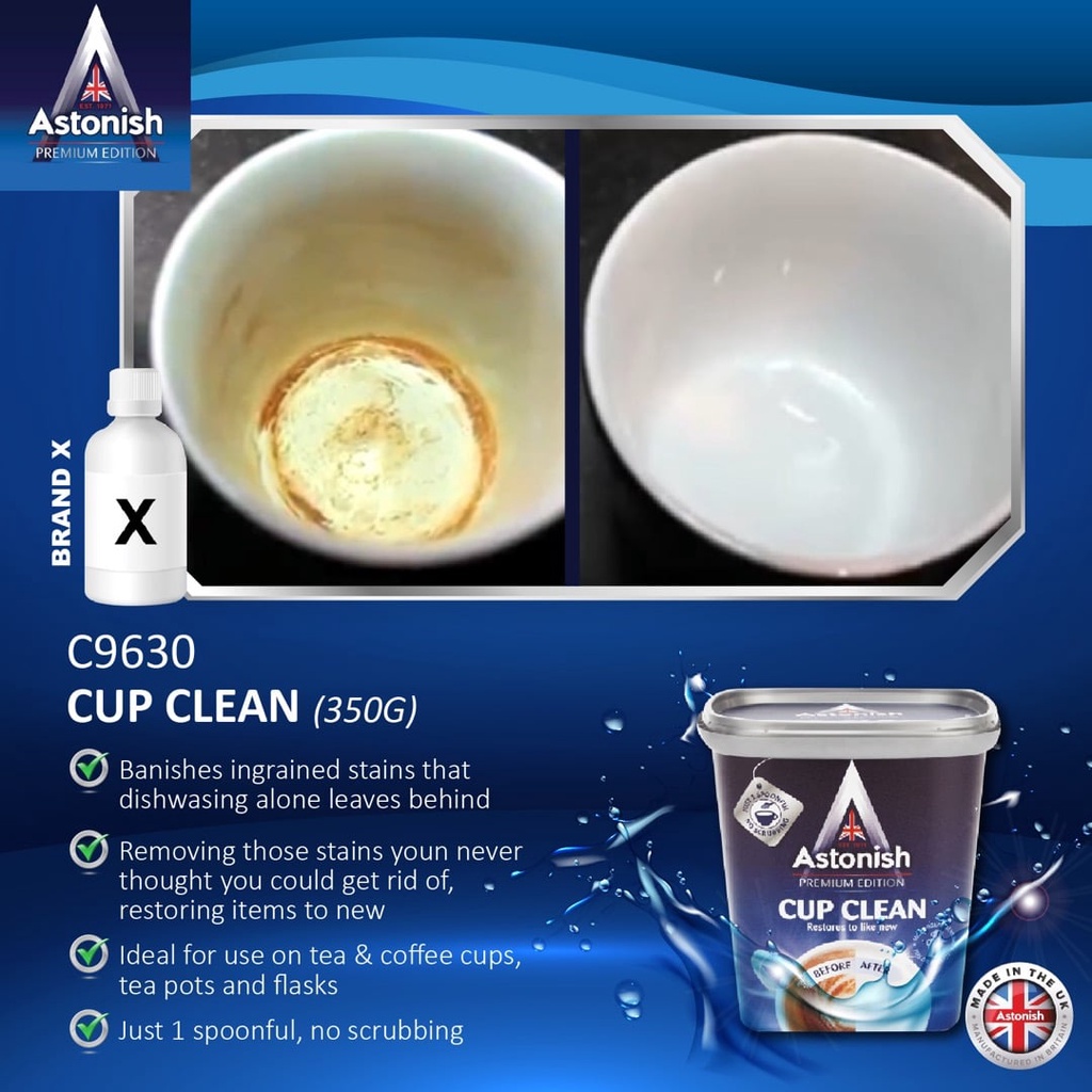 Astonish Premium Edition Cup Cleaner 350g Shopee Malaysia