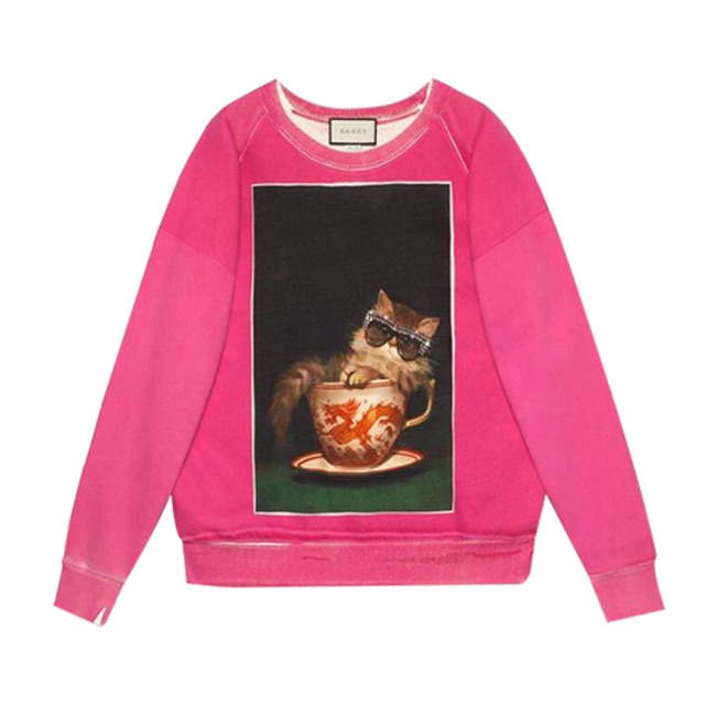 gucci sweatshirt cat