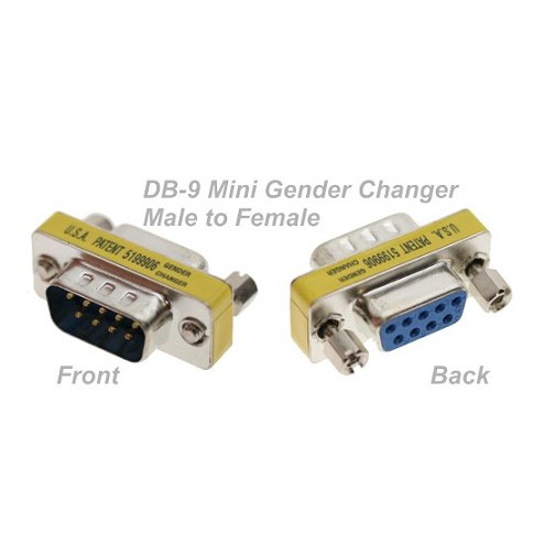 DB9 Male to Female Adapter