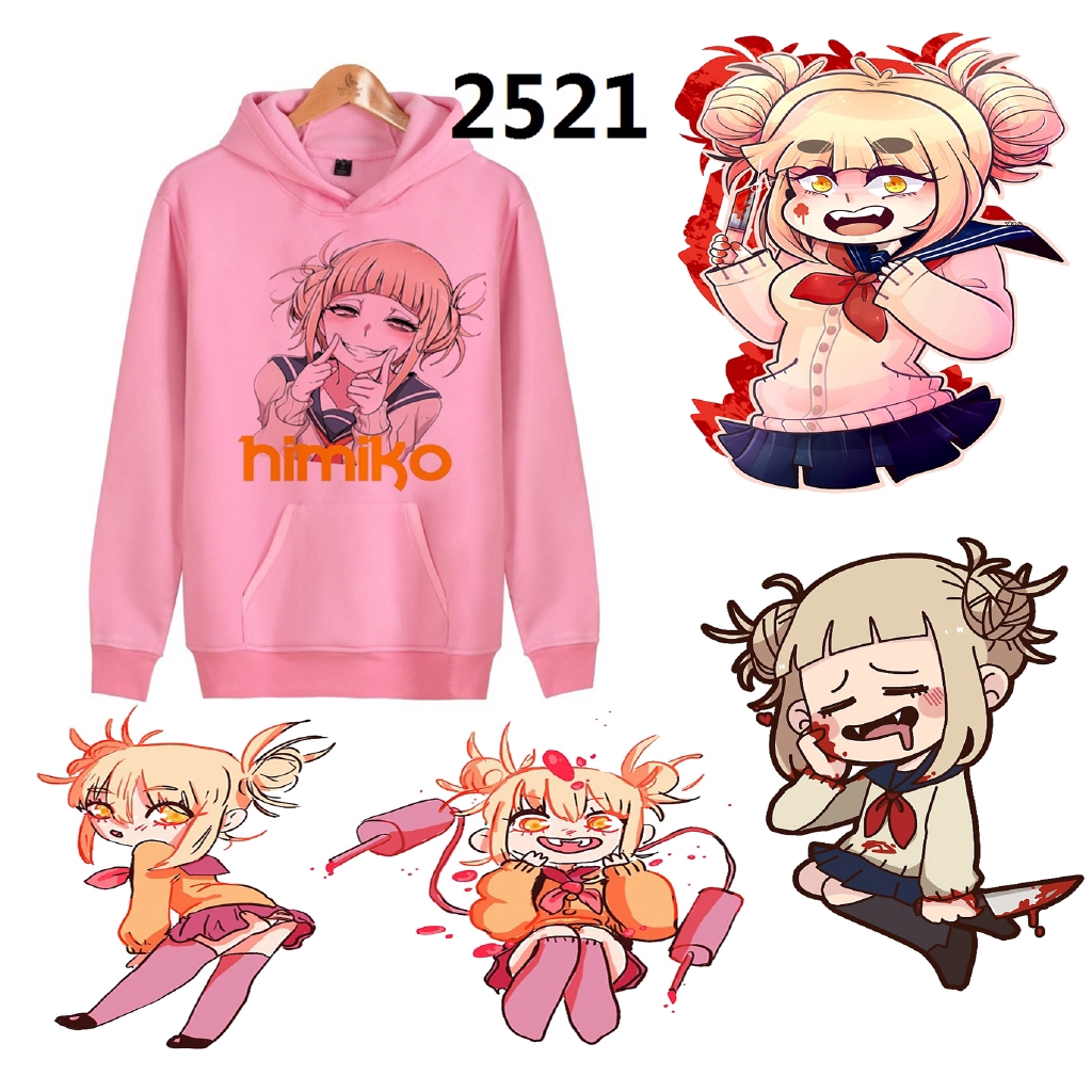 pink anime hoodie