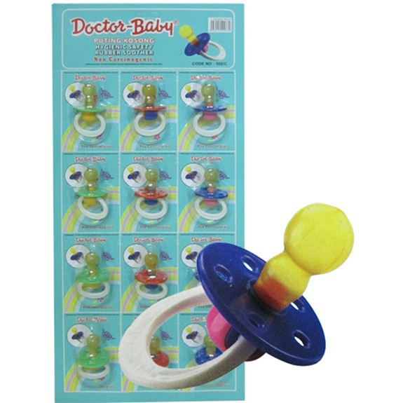 Doctor Baby Rubber Soother/Puting Kosong 502 C/O