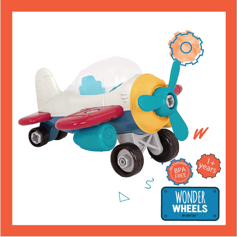 B. Toys Wonder Wheels Take Apart Airplane