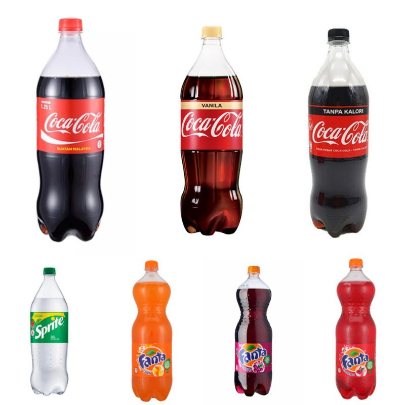 1 25litre Coca Cola Sprite Fanta Soft Drink Shopee Malaysia