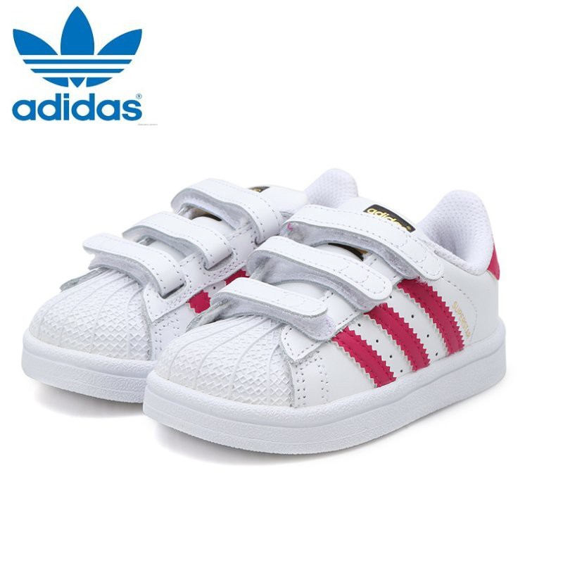 Adidas Baby Girls Originals Superstar BZ0420 (White/Pink) Toddler Shoes |  Shopee Malaysia