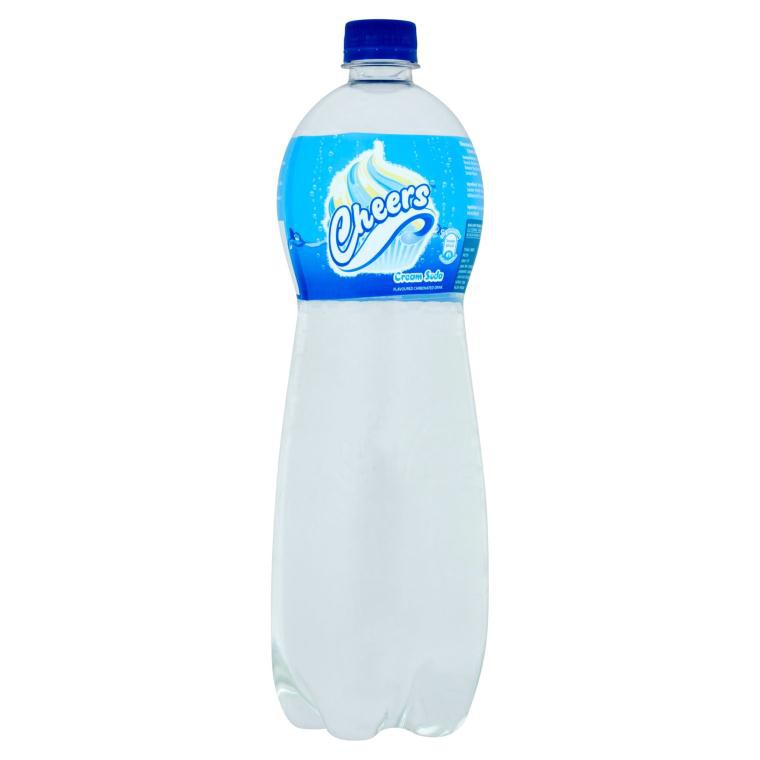 Cheers Carbonated Drink Cream Soda Flavoured Air Minuman Bikarbonat 1 25l