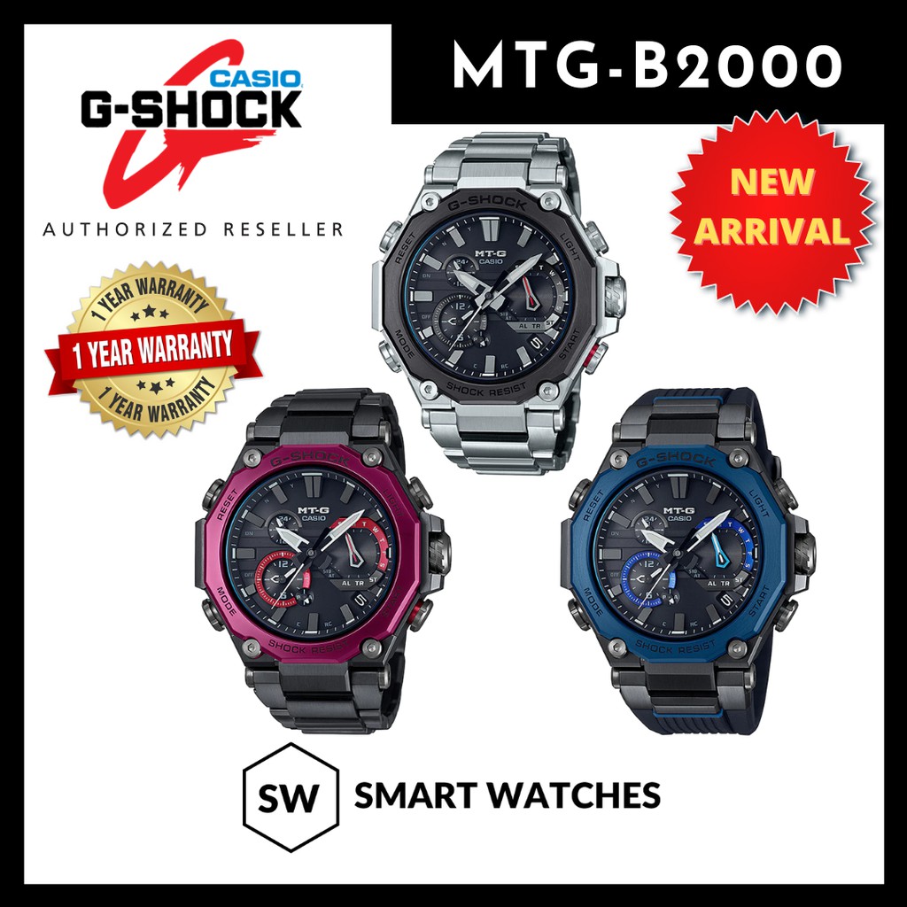 Casio G Shock Mtg B00 Mtg B00b Mtg B00bd Mtg B00d New Arrival Triple G Resist Original 1 Year Warranty Shopee Malaysia