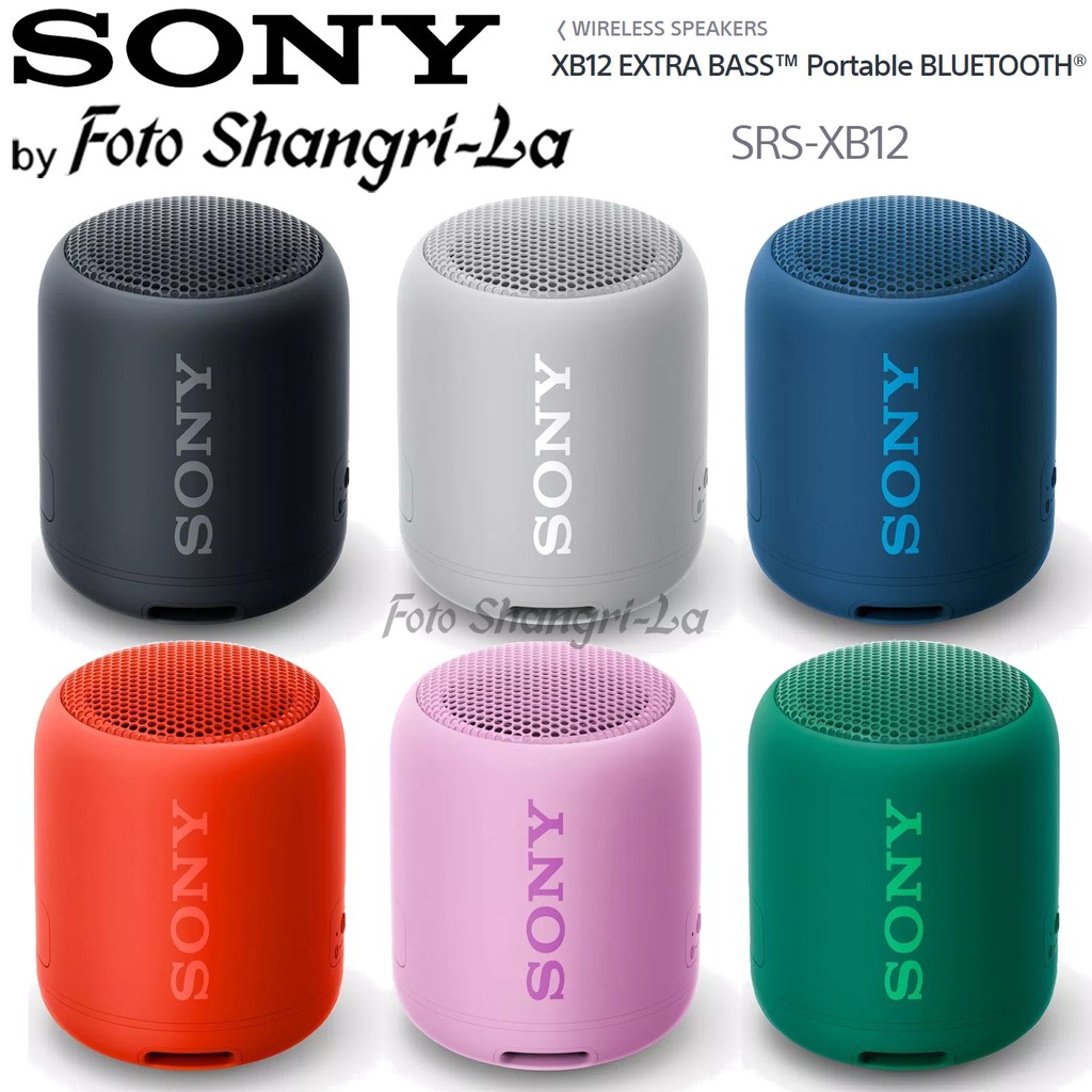 Sony SRS-XB12 Wireless Portable Bluetooth Speaker EXTRA BASS With ...