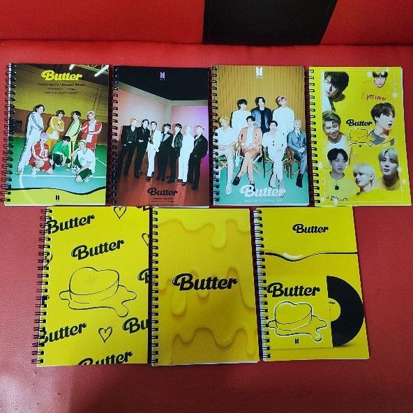 BTS BUTTER SUGA Notebook: BTS BUTTER SUGA Notebook JOURNAL 120 Pages. Perfect Gift For K-pop Lovers BTS SUGA BUTTER fan & Army Notebook 