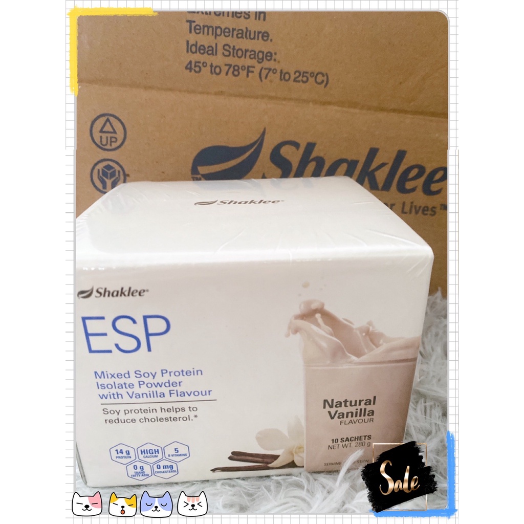 Original Shaklee ESP Mixed Soy Protein Isolate Powder Vanilla (10