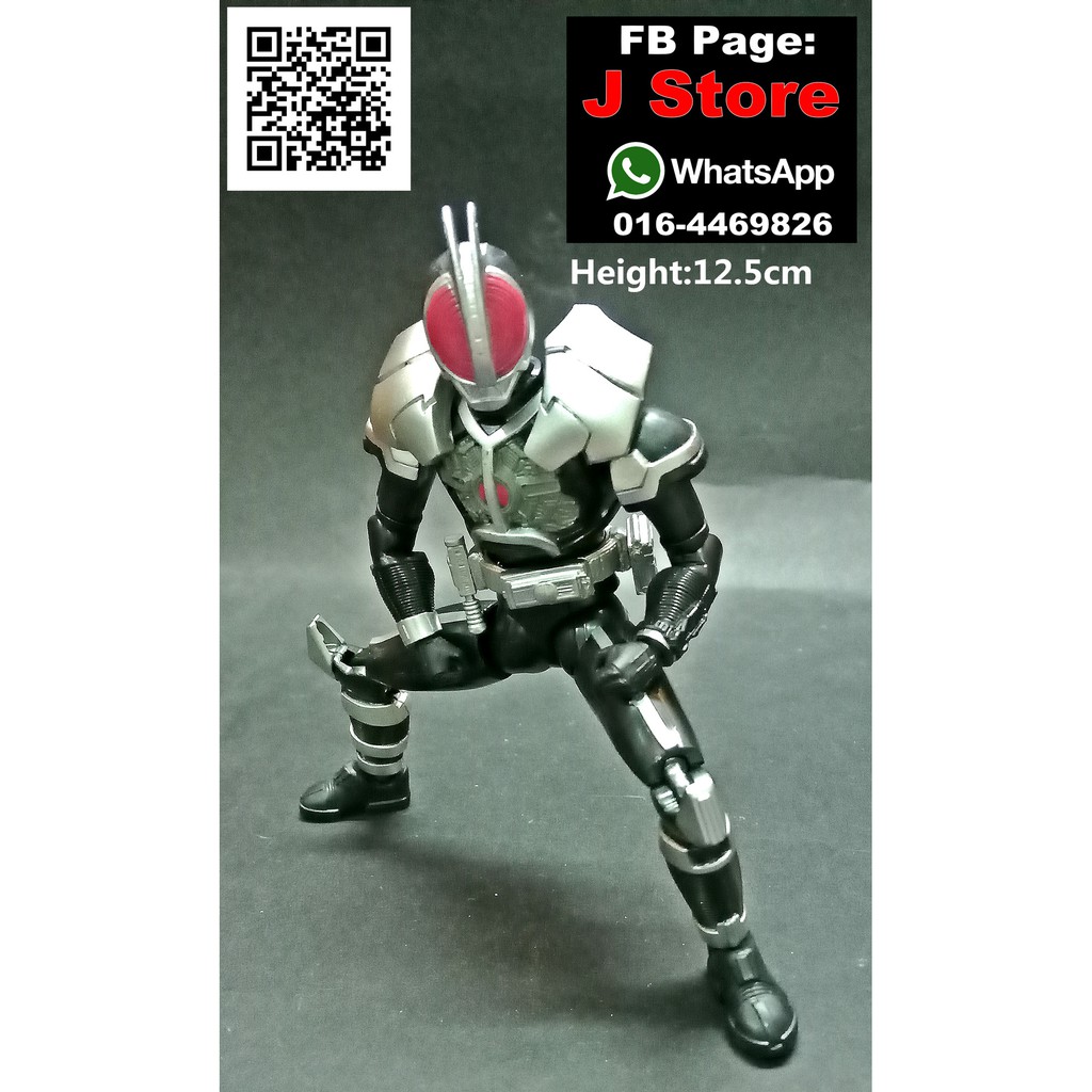 Bandai Saga 02 Kamen Rider 555 Axel Form Action Figure J Store Shopee Malaysia