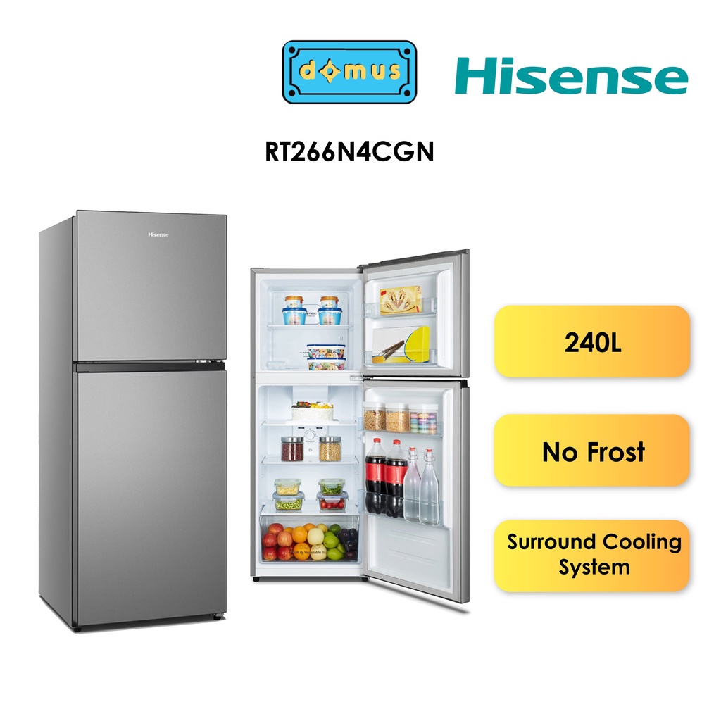 hisense-twin-door-refrigerator-240l-rt266n4cgn-shopee-malaysia