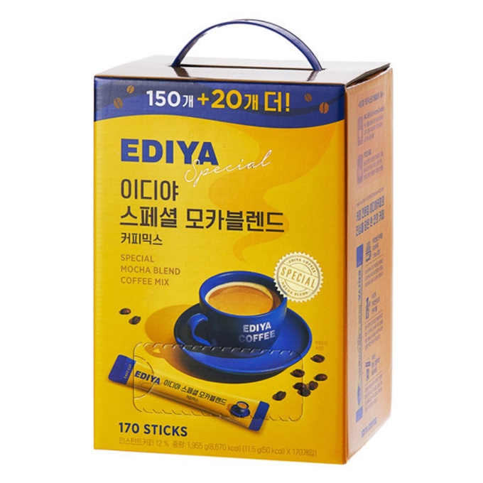 EDIYA Special Mocha Blend Coffee Mix 170 stick Korea | Shopee Malaysia