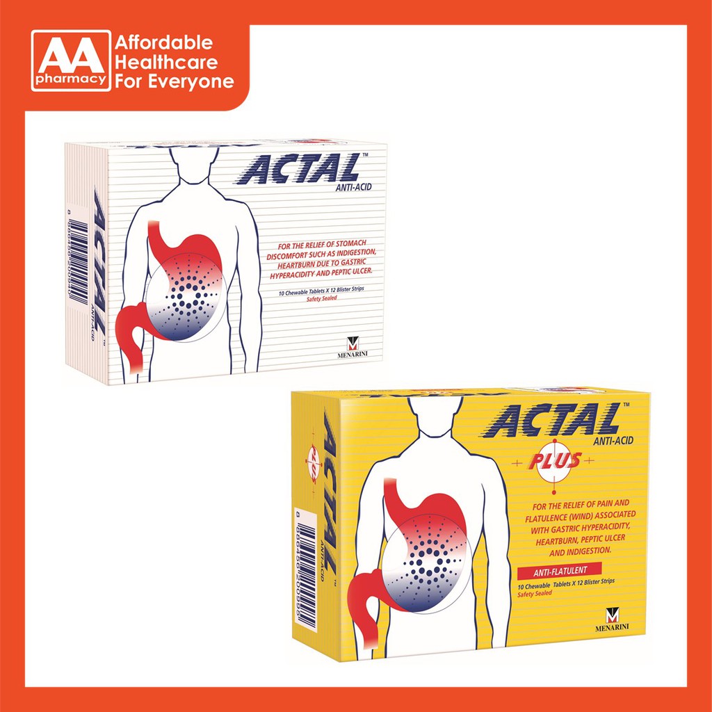 Actal Tablets 120 S Actal Plus Tablets 120 S
