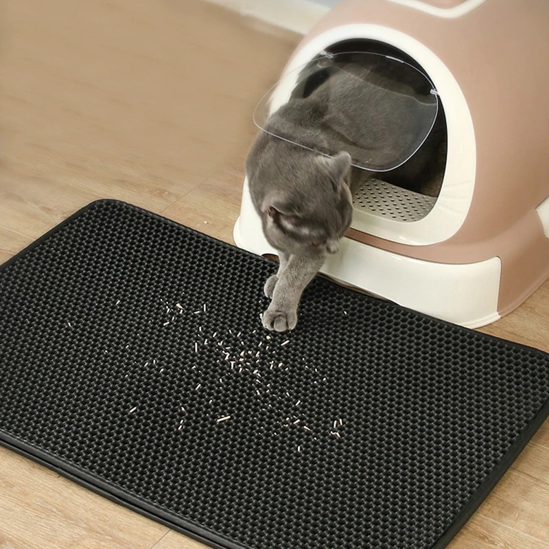 Pet Cat Litter Mats Pads Waterproof Anti Splash Cat Litter Box Pads ...