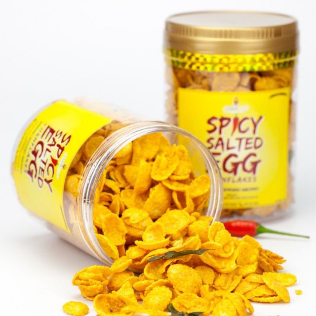 Spicy Salted Egg Cornflakes