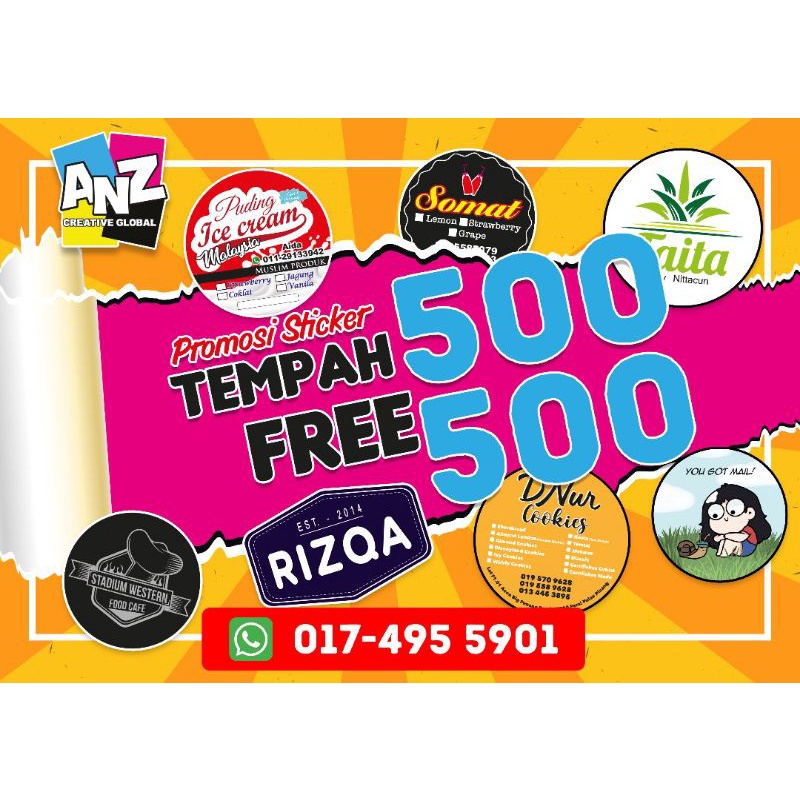 sticker printing malaysia murah