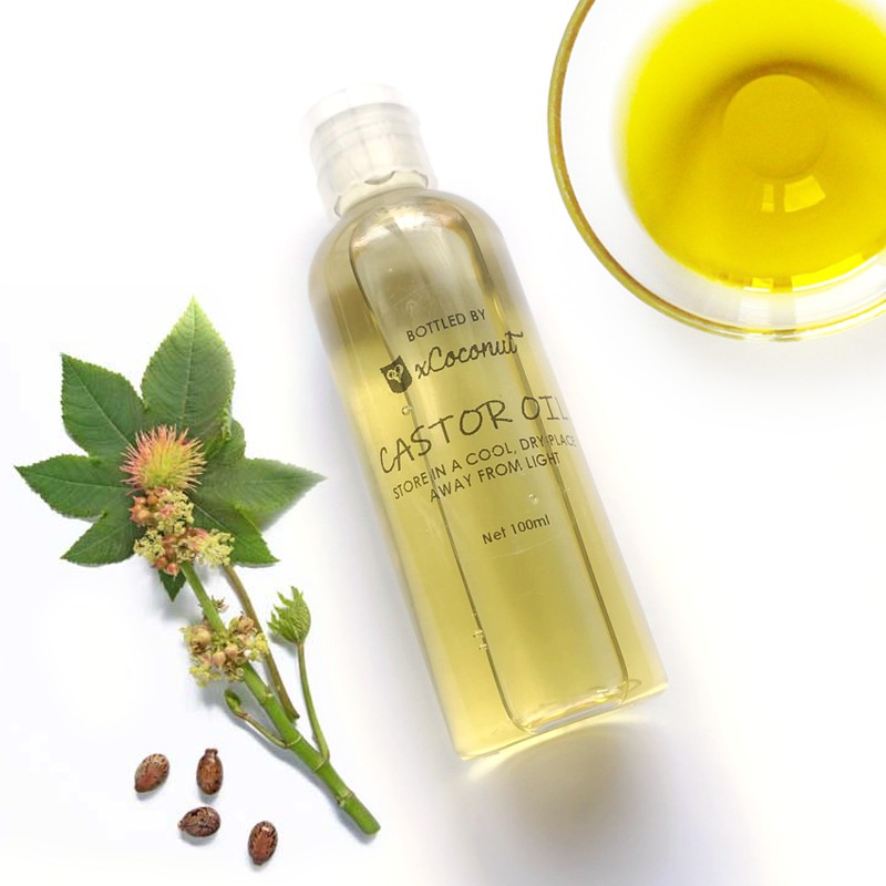 1st Grade Castor Oil 100ml Pure Refined Castor Oil First Grade Minyak