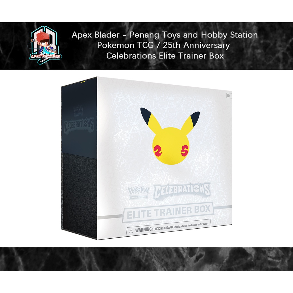 Pokemon Tcg 25th Anniversary Celebrations Elite Trainer Box Etb Shopee Malaysia