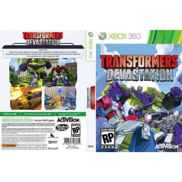Xbox 360 Transformers Devastation (FOR MOD CONSOLE) Shopee Malaysia