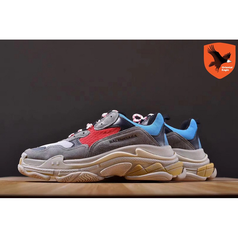 Balenciaga Triple S Vang xanh Hat DShop Sneaker cực
