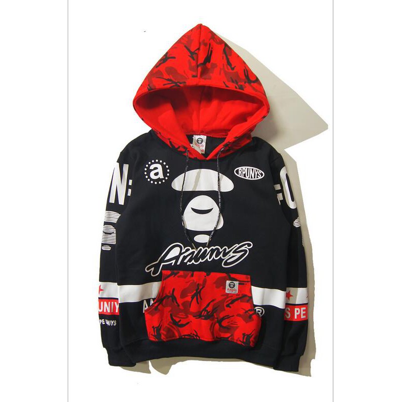 bathing ape camo windbreaker