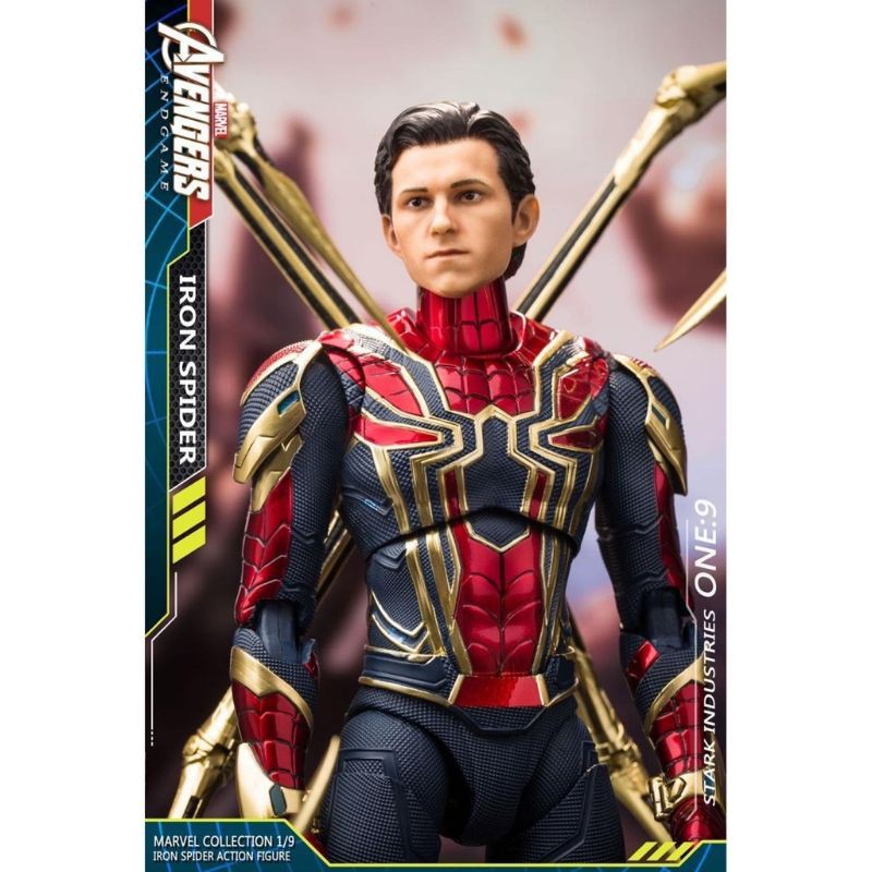 MIGU Marvel Avengers Endgame Spider-man Iron Spider Suit 1/9 Scale ...